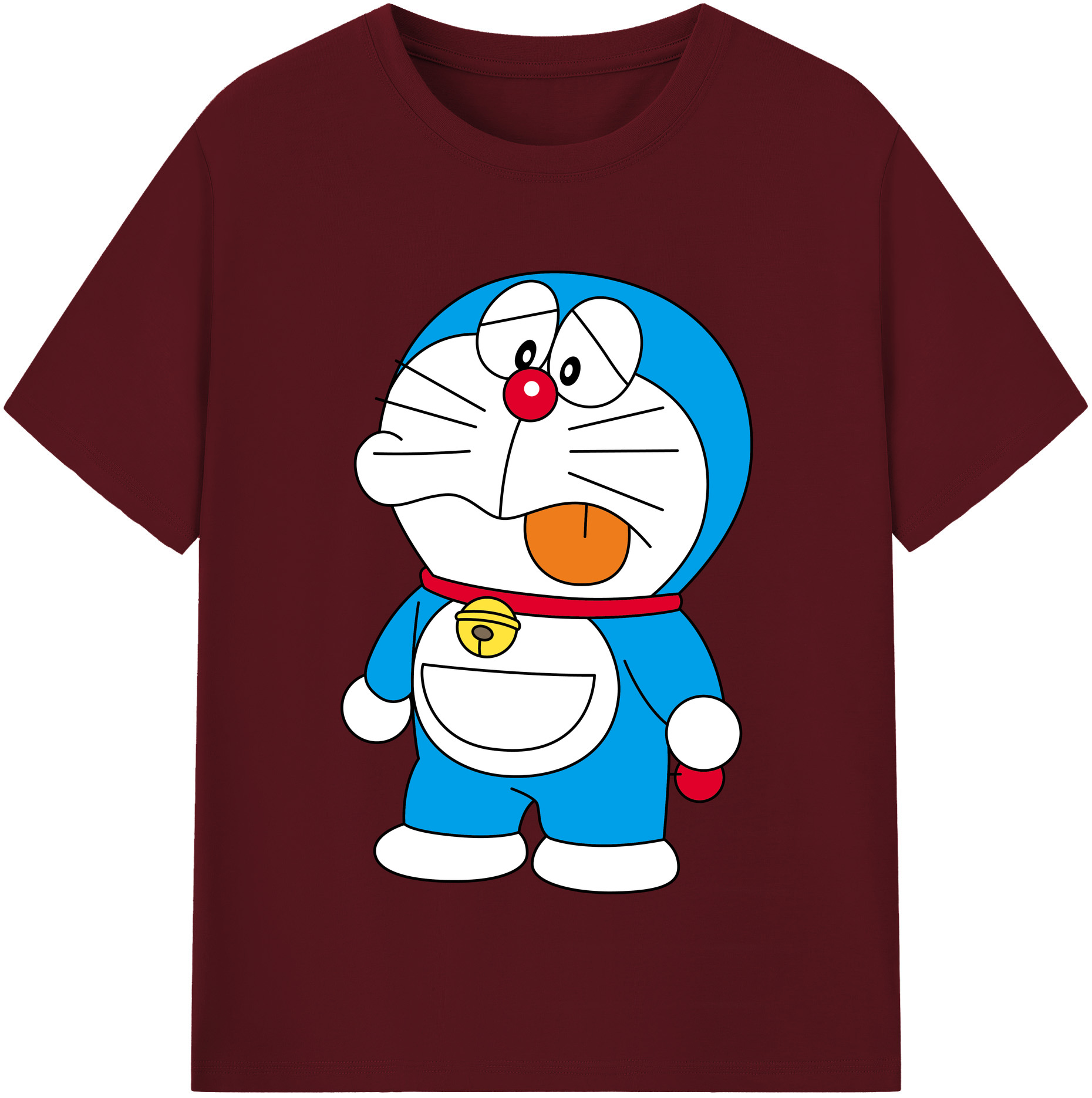 （画像用） ドラえもん Doraemon 綿100％半袖Tシャツ（フロントプリント）
